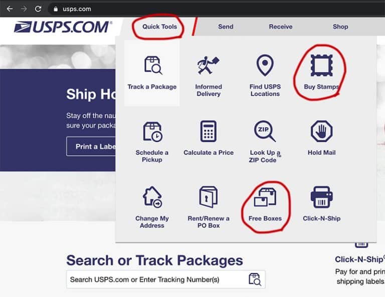 How To Ship a Package With USPS ClickNShip Fulfilled Merchant