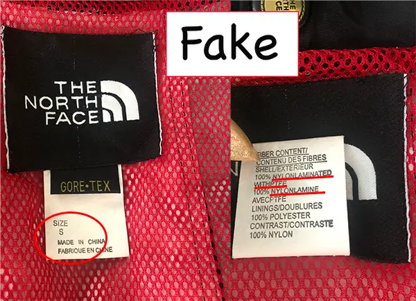 tanzen Bezeugen Reisetasche how to spot fake north face Foto ...