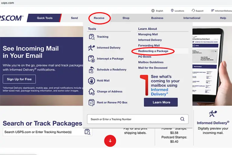 How To Redirect A Package Using USPS Intercept (StepByStep With